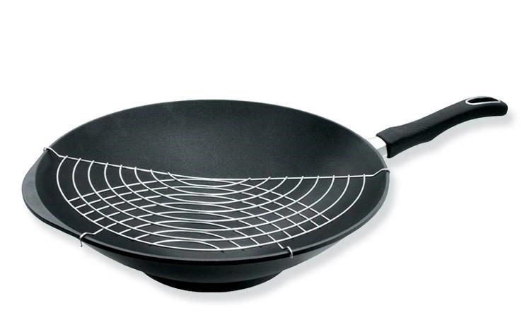 Wok Gastrolux Aluguss 36 cm Biotan beschichtet Induktion 1