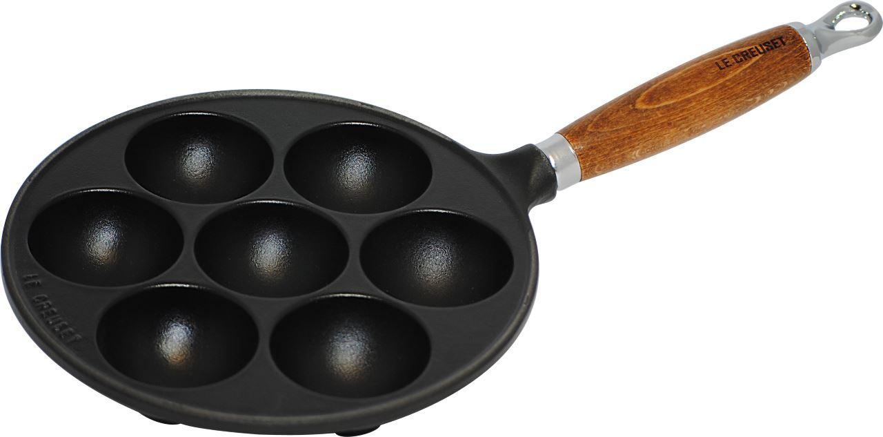 Le Creuset Pförtchenpfanne mit Holzgriff 1