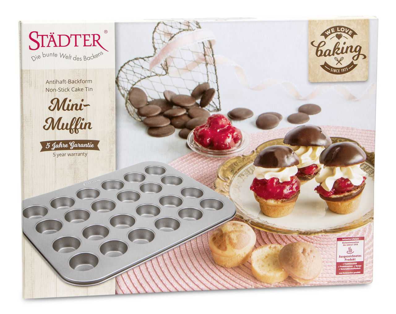 Städter Backform für Mini Muffin-Konfekt 6