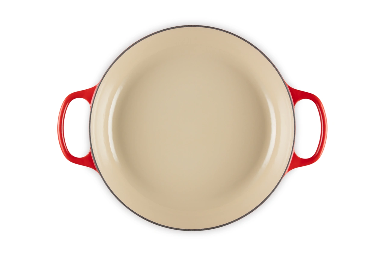 Le Creuset Gusseisen Gourmet Profitopf 30 cm kirschrot 5