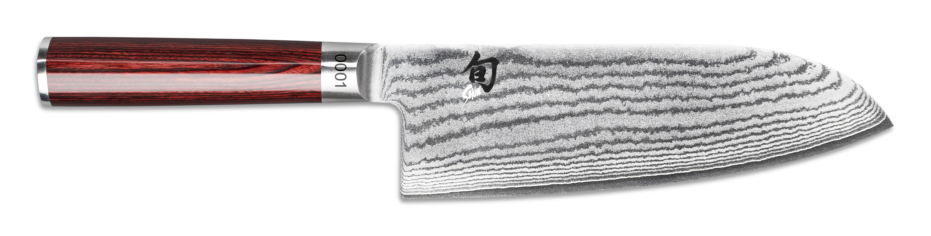 Kai Shun Classic Red Santoku Ltd. Edition 2