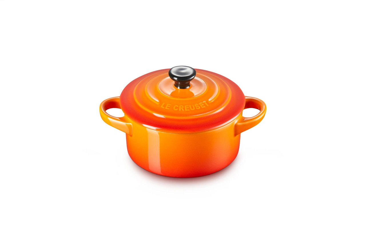 Le Creuset Mini Cocotte ofenrot / orange 7