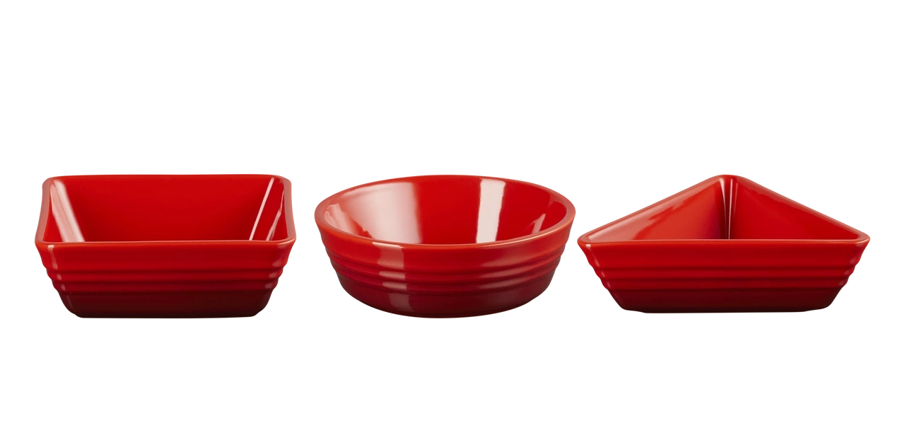 Le Creuset Keramik Tapasschalen 3er Set