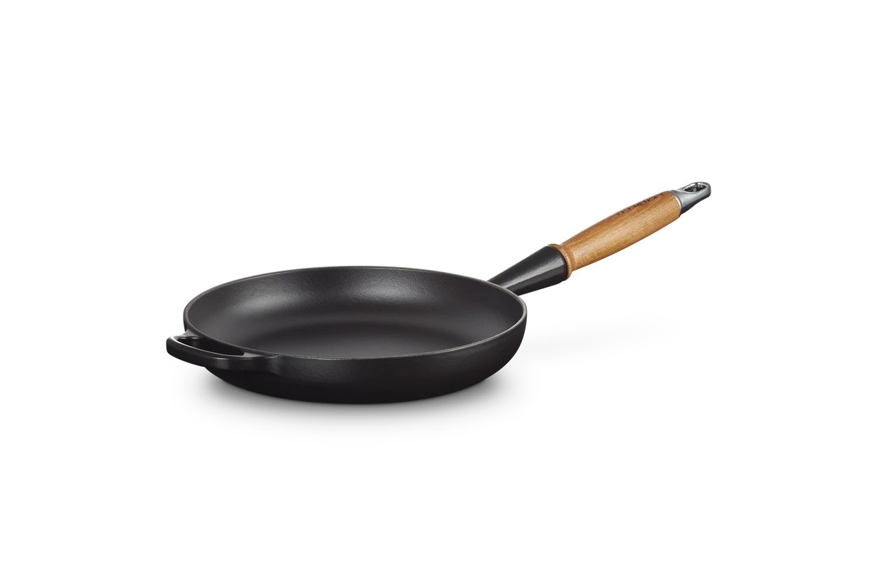 Le Creuset Gusseisen Bratpfanne 24 cm schwarz 4