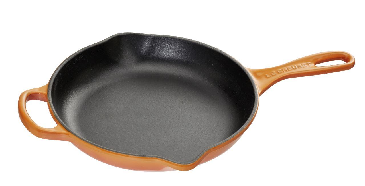 Le Creuset Gusseisen Brat- & Servierpfanne 16 cm ofenrot / orange 2