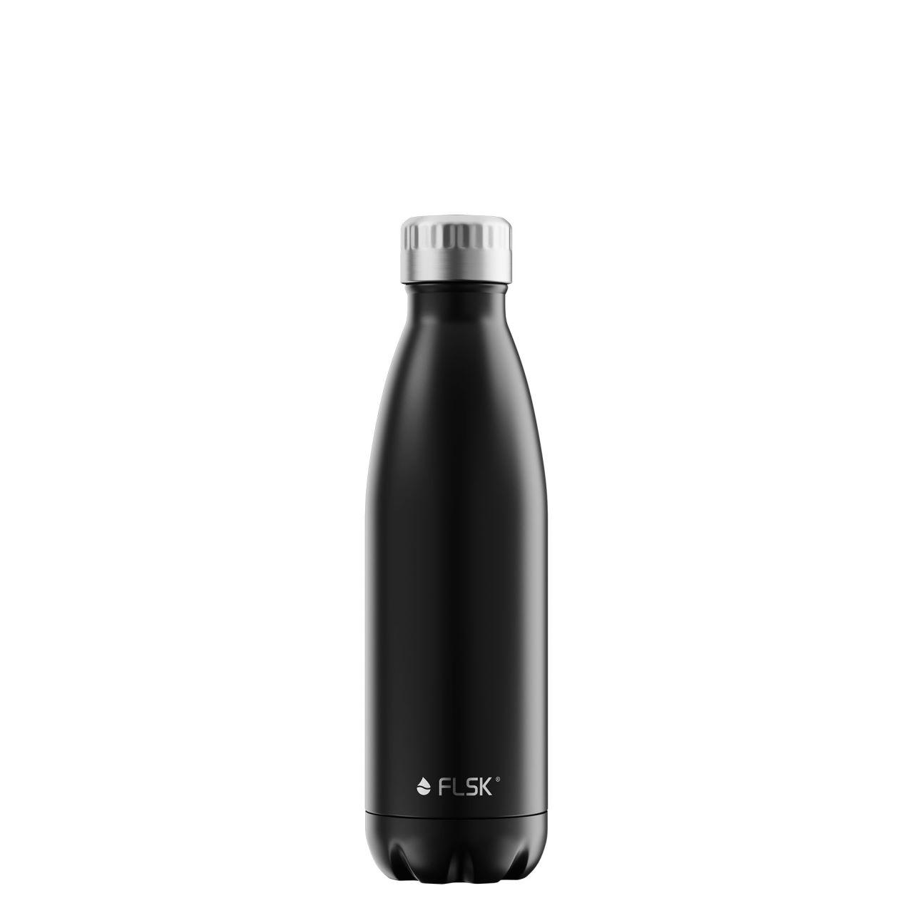 FLSK Trinkflasche / Isolierflasche 0,5 l black / schwarz 1