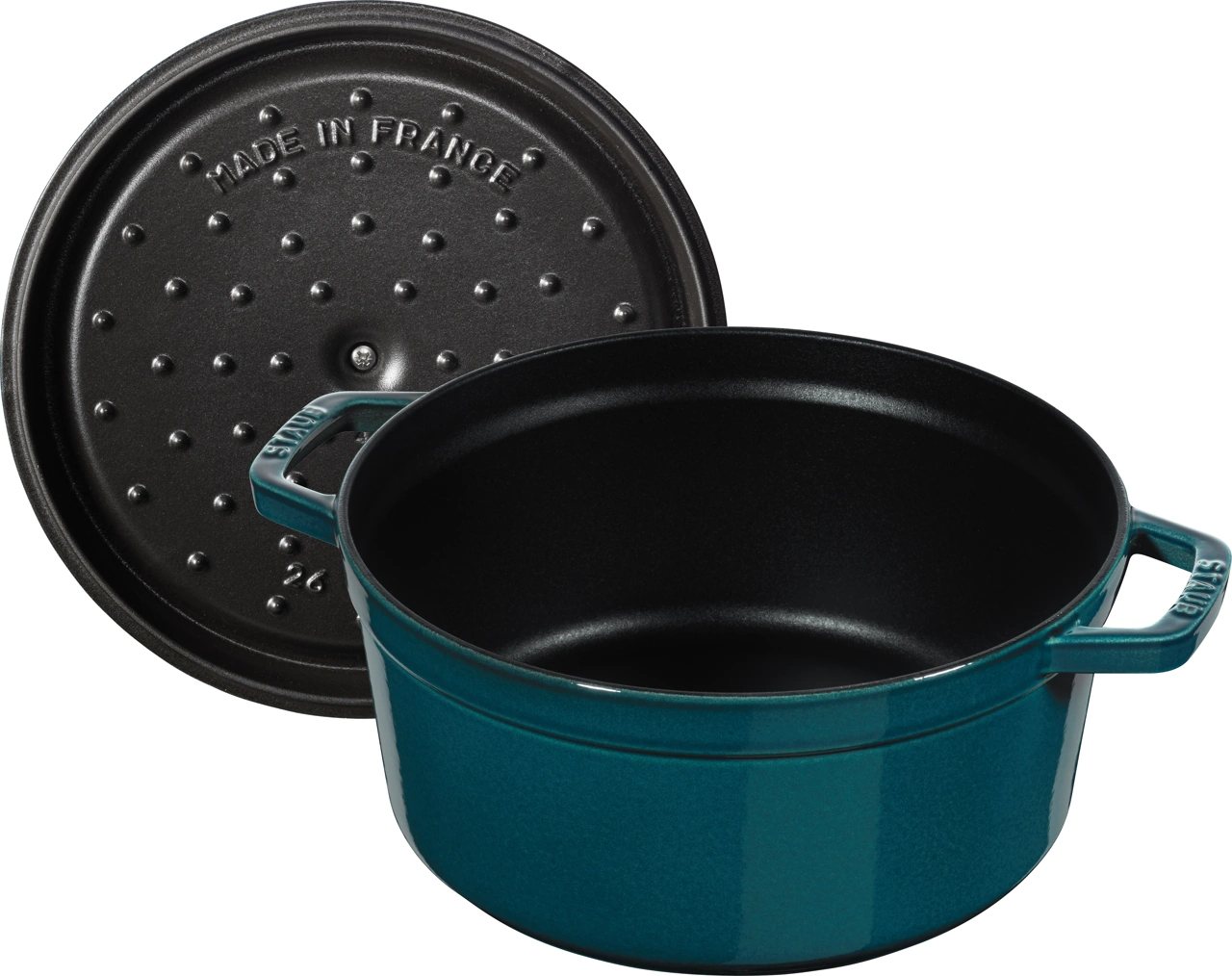 Staub Cocotte la mer / türkis 28 cm 2