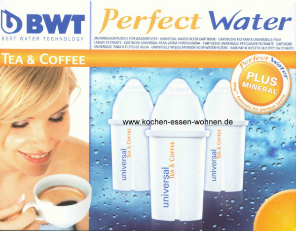 BWT Universal MG+ 12 Wasserfilter Kartuschen fuer Brita Classic