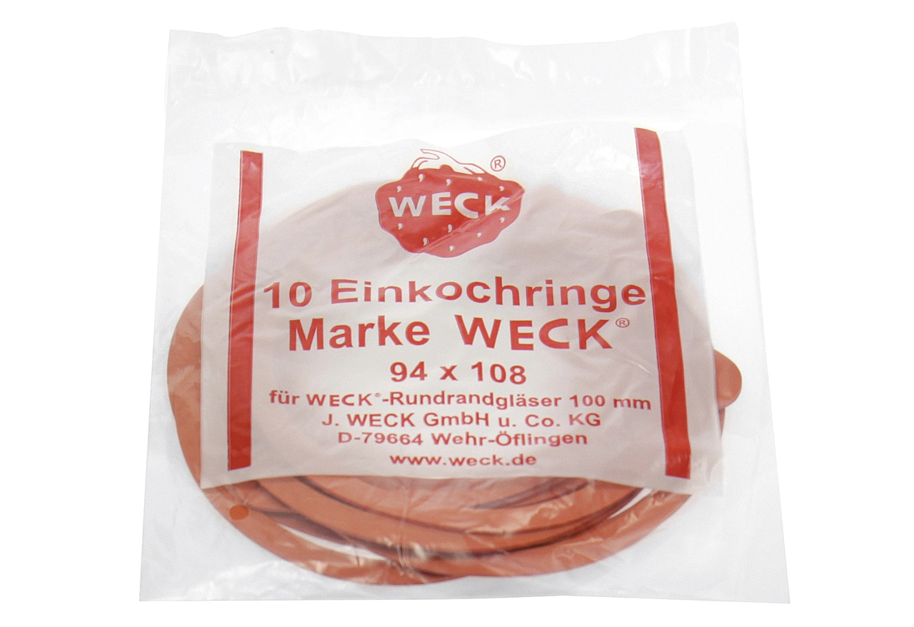 10 Einkochringe 94 x 108 Original WECK