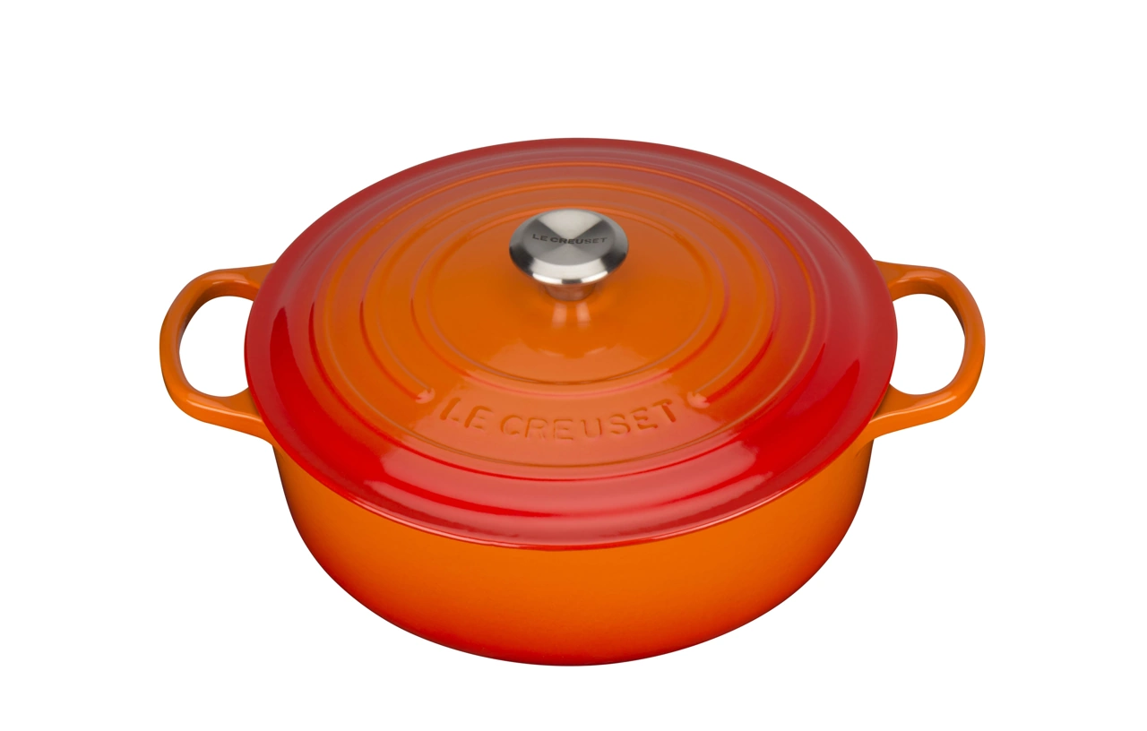 Le Creuset Gusseisen Gourmet Bräter rund 30 cm