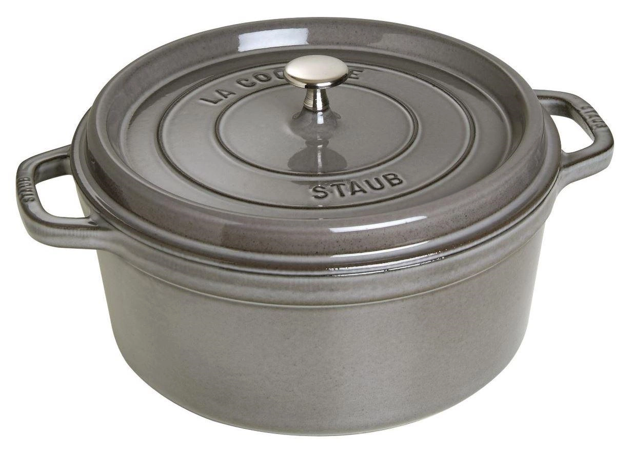 Staub Cocotte graphite / grau 28 cm