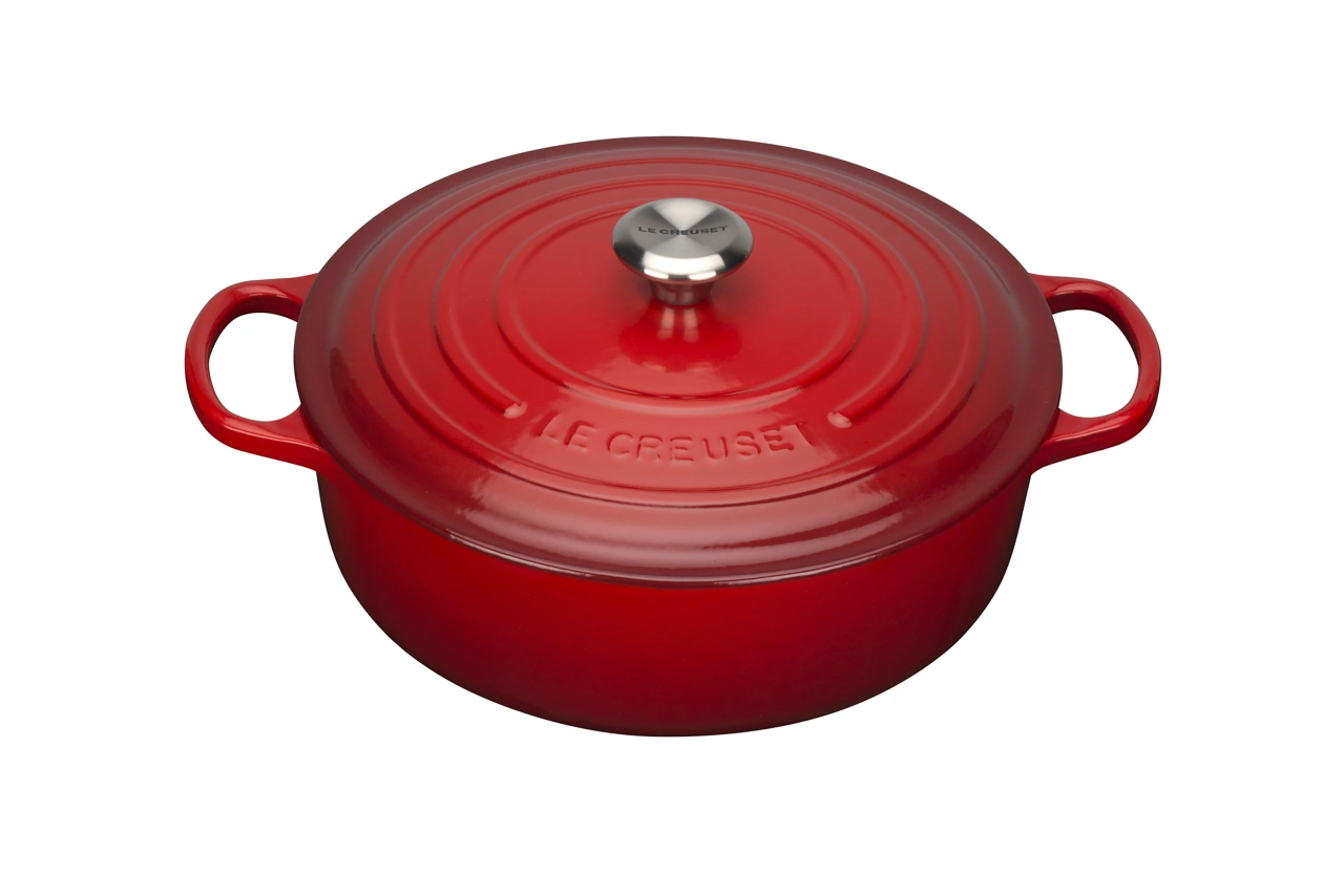 Le Creuset Gusseisen Gourmet Bräter rund 30 cm