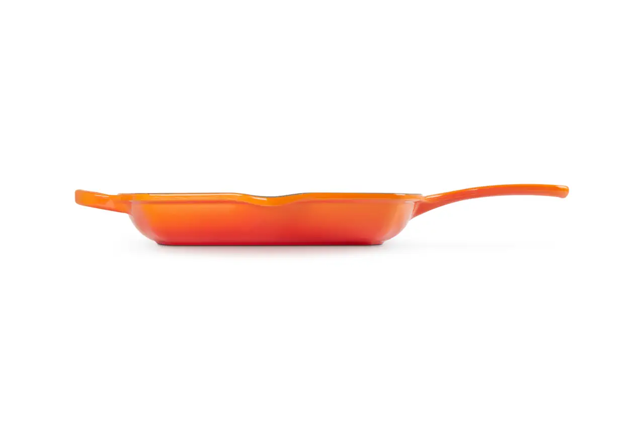 Le Creuset Grillpfanne 26 cm viereckig ofenrot / orange 5