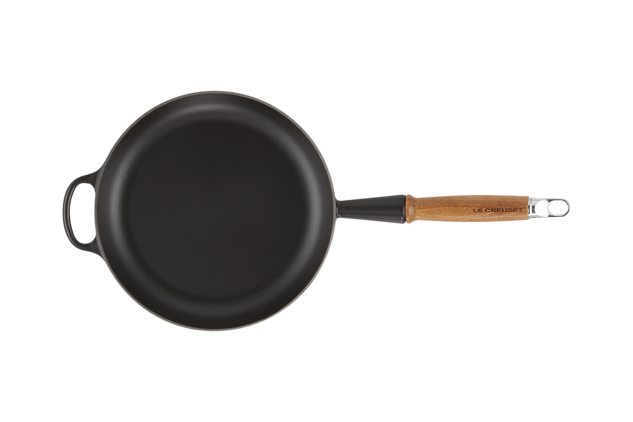 Le Creuset Gusseisen Bratpfanne 24 cm schwarz 5