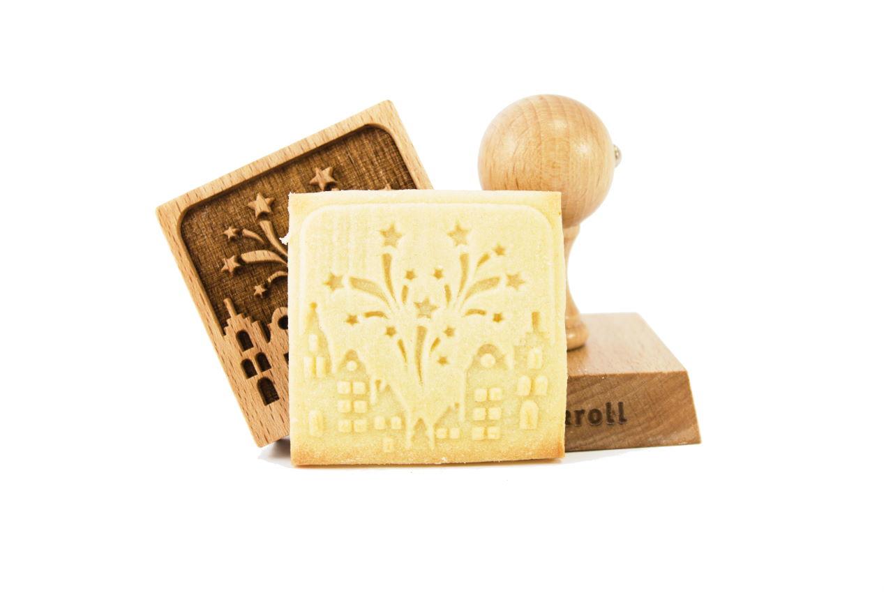 Folkroll 3-D Keksstempel mit Motiv Happy Birthday 6