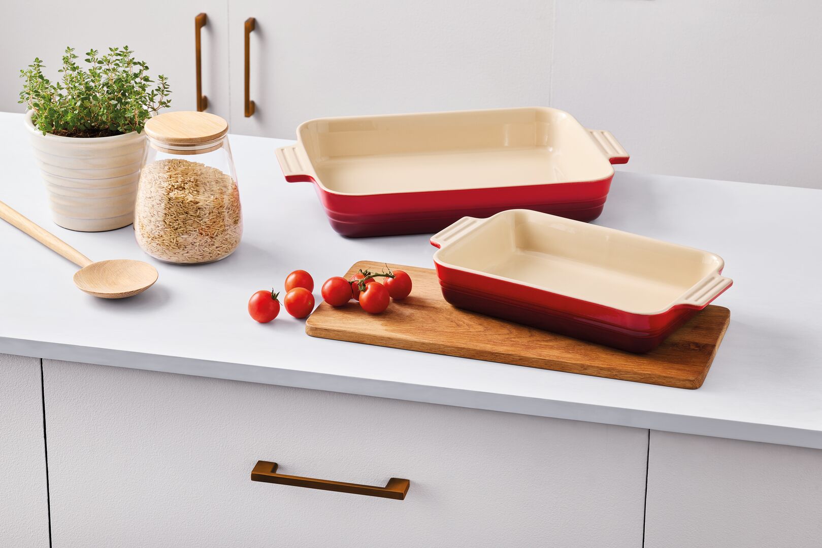 Le Creuset Keramik Auflaufformen 2er Set