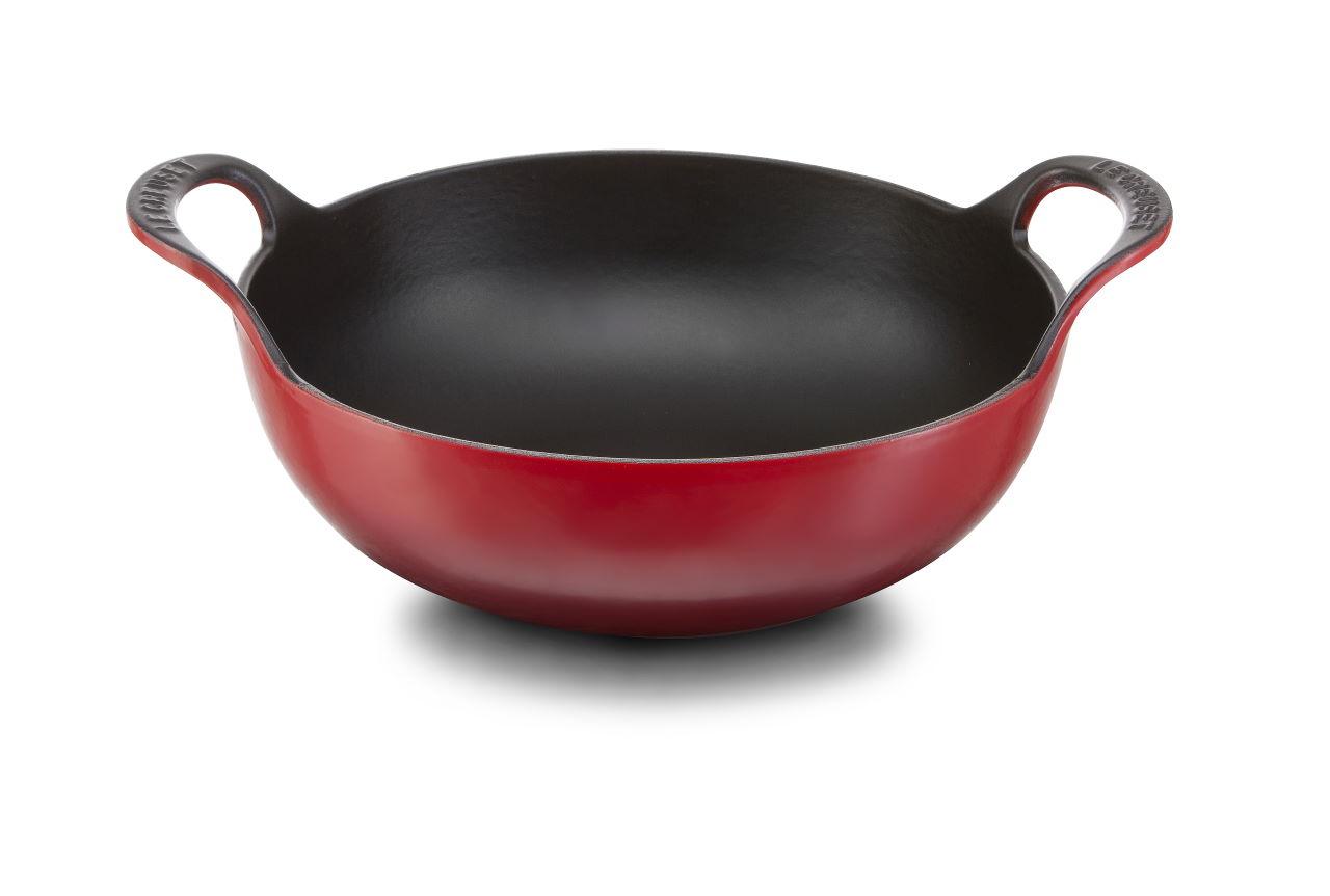 Le Creuset Gusseisen Topf Balti Dish 24 cm kirschrot 2