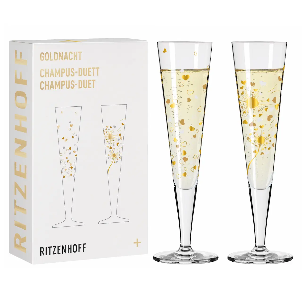 Ritzenhoff Goldnacht Champus Duett F24 2er-Set