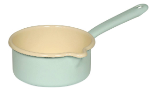 Riess Stieltopf Emaille 14 cm pastellblau