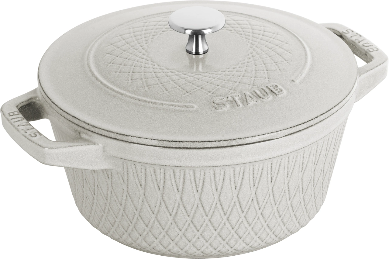 Staub Gusseisen Topf Weißer Trüffel 24 cm