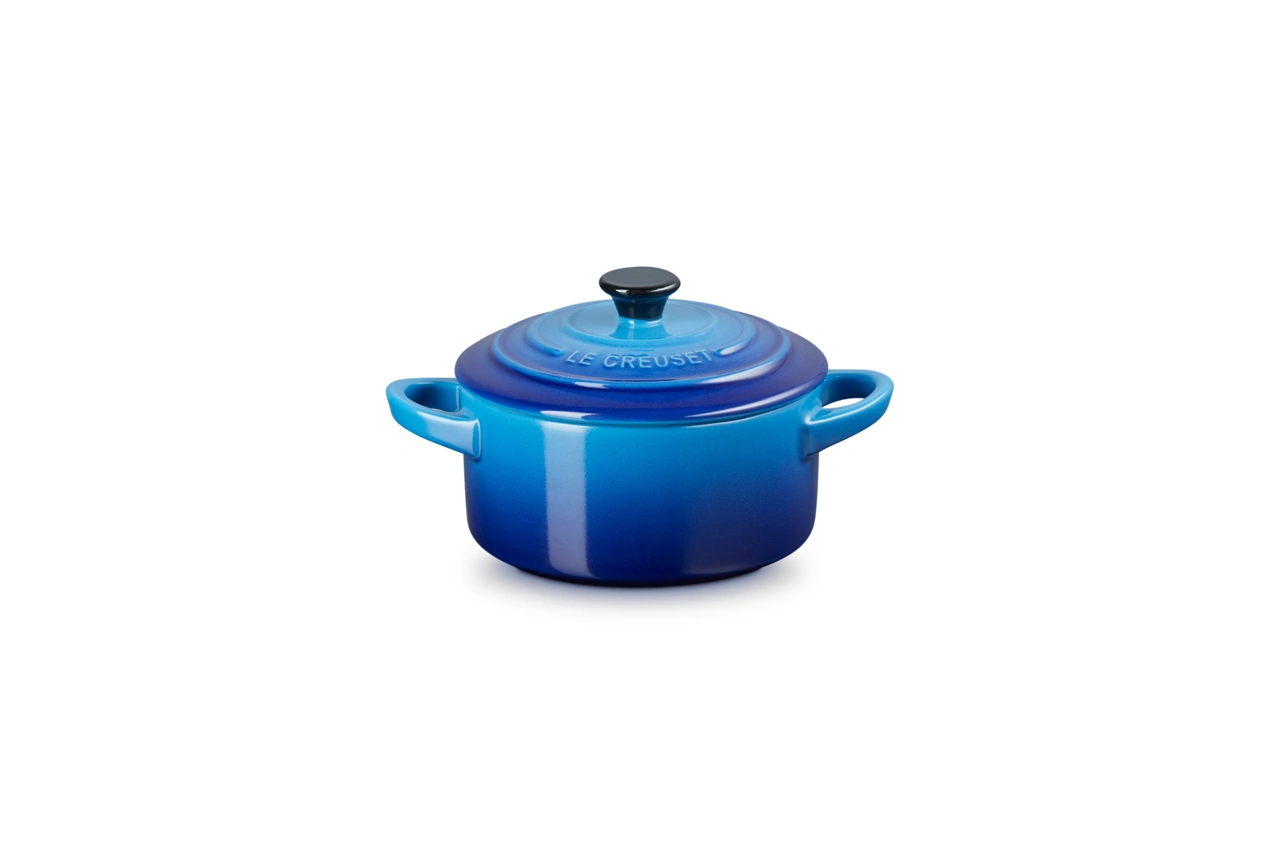 Le Creuset Mini Cocotte azure / blau 1