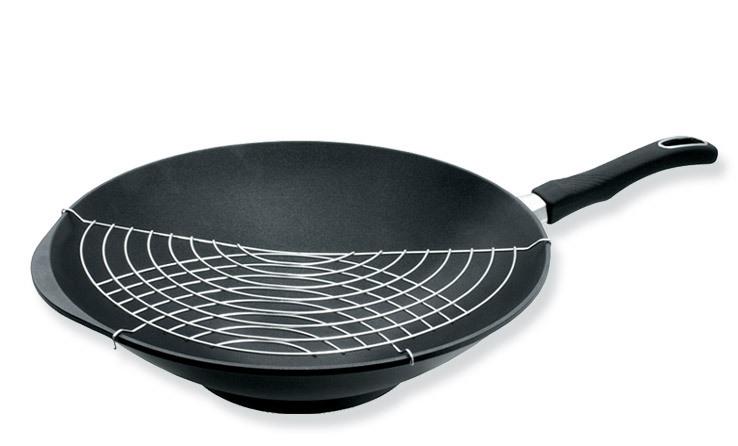 Wok Gastrolux Aluguss 36 cm Biotan beschichtet Induktion 2