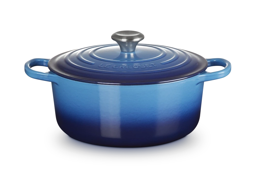 Le Creuset Gusseisen Topf 28 cm azure / blau 2