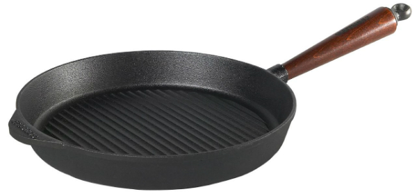 Skeppshult Gusseisen Grillpfanne 28 cm Buchegriff