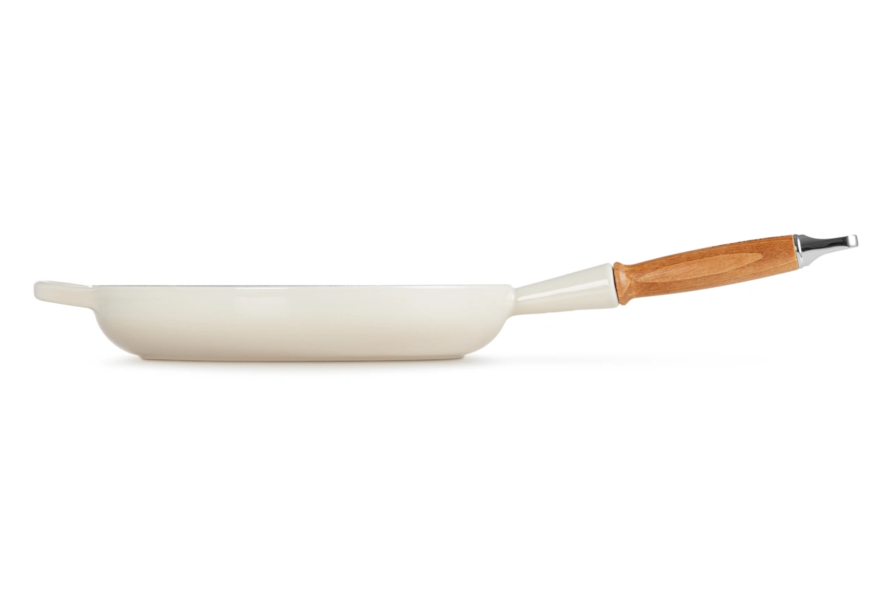 Le Creuset Gusseisen Bratpfanne 28 cm meringue / creme 6