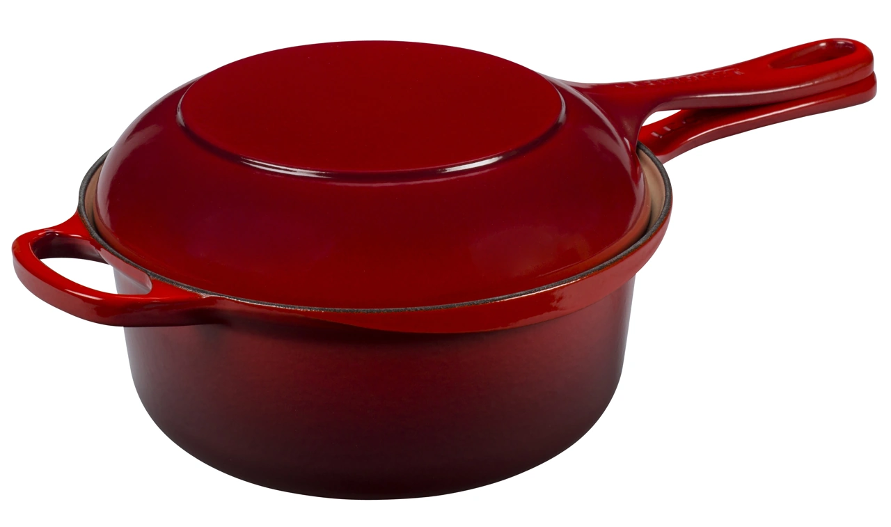 Le Creuset Marmitout 2 in 1 Topf 22 cm kirschrot