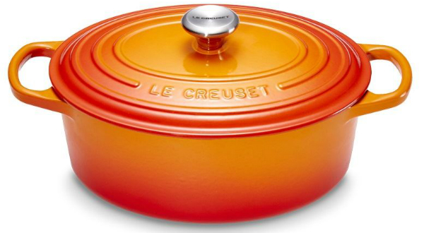 Le Creuset Gusseisen Braeter oval 31 cm ofenrot