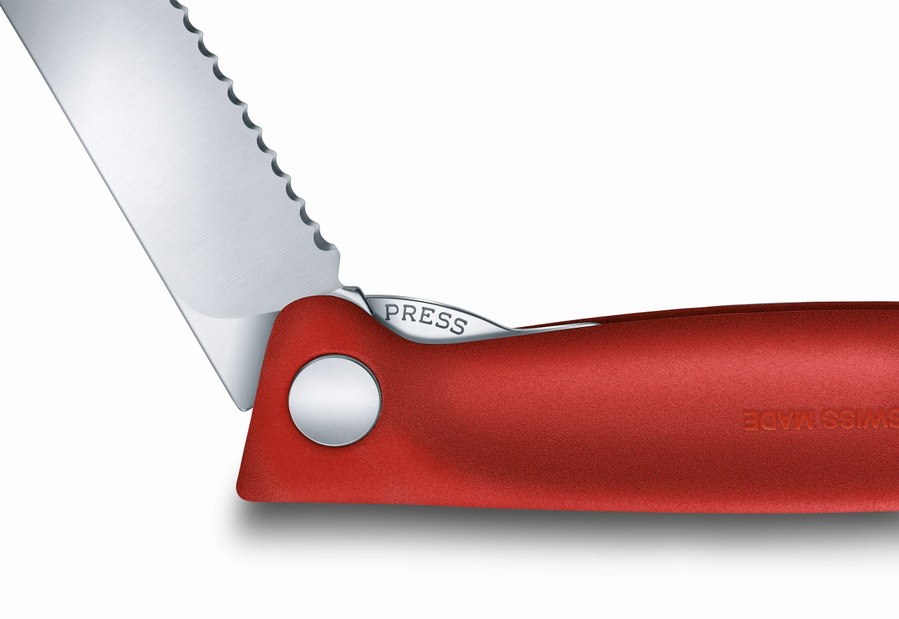 Victorinox Wellenschliff Klapp-Messer rot 5