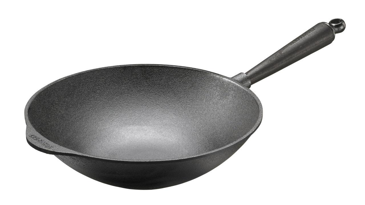 Skeppshult Gusseisen Wok Pfanne 30 cm Eschegriff