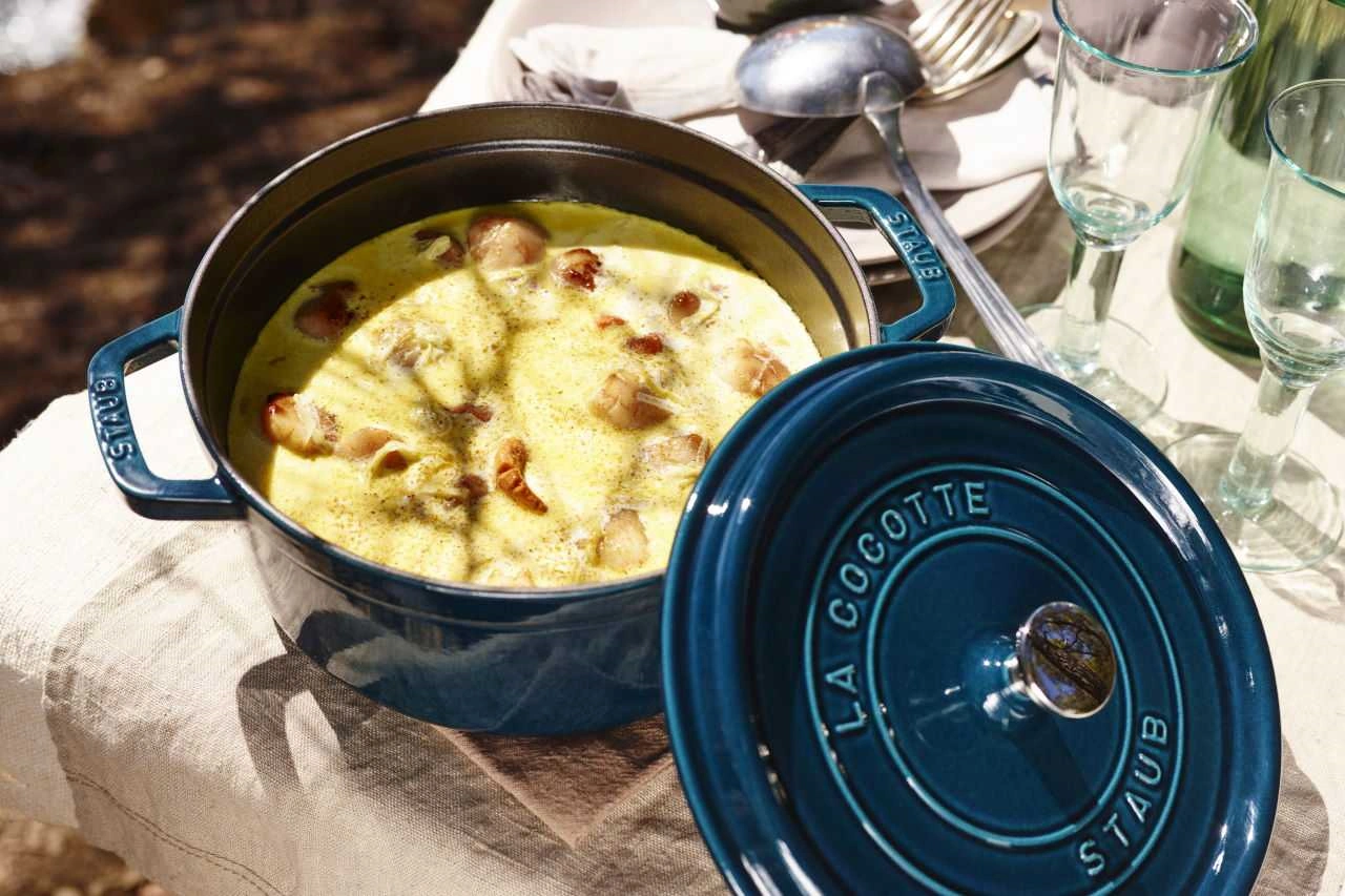 Staub Cocotte la mer / türkis 28 cm 7