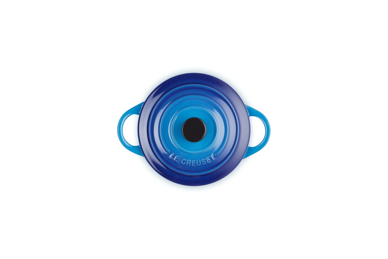 Le Creuset Mini Cocotte azure / blau 3